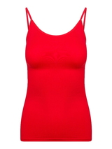 RJ Bodywear Pure Color rot spaghetti top
