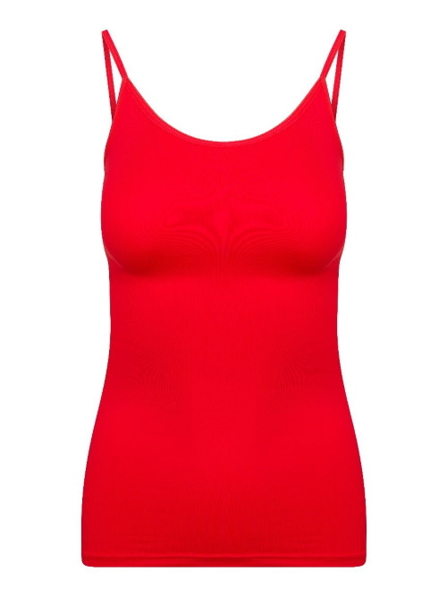 RJ Bodywear Pure Color rot spaghetti top
