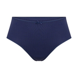 RJ Bodywear Pure Color Extra Hoog navy-blau string