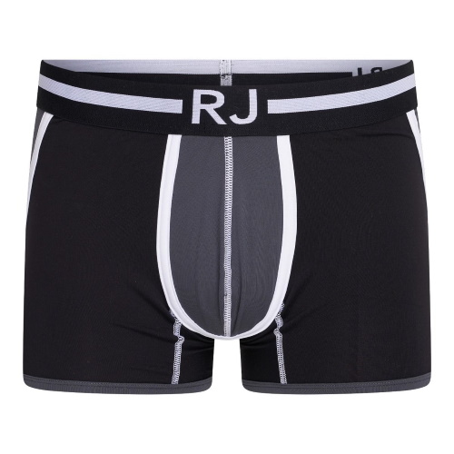 RJ Bodywear Männer Happy Balls schwarz/grau sport boxershort