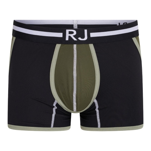 RJ Bodywear Männer Happy Balls schwarz/grün sport boxershort
