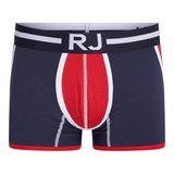 RJ Bodywear Männer Happy Balls navy-blau/rot sport boxershort