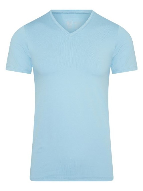 RJ Bodywear Männer Pure Color  baby blau shirt