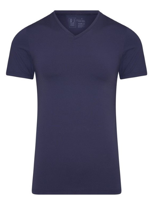 RJ Bodywear Männer Pure Color  navy-blau shirt