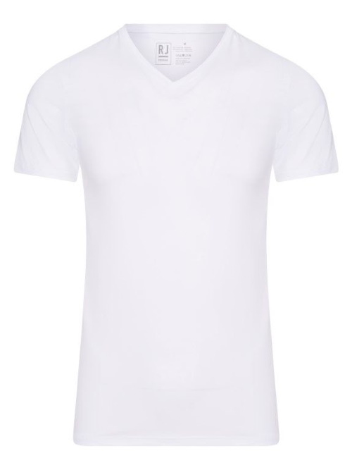 RJ Bodywear Männer Pure Color  weiß shirt