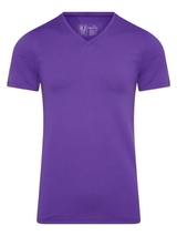 RJ Bodywear Männer Pure Color  violett shirt