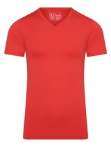 RJ Bodywear Männer Pure Color  rot shirt