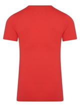 RJ Bodywear Männer Pure Color  rot shirt