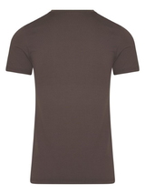 RJ Bodywear Männer Pure Color  braun shirt