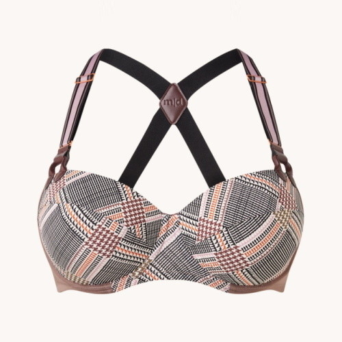Marlies Dekkers Gloria braun/print vorgeformter bh