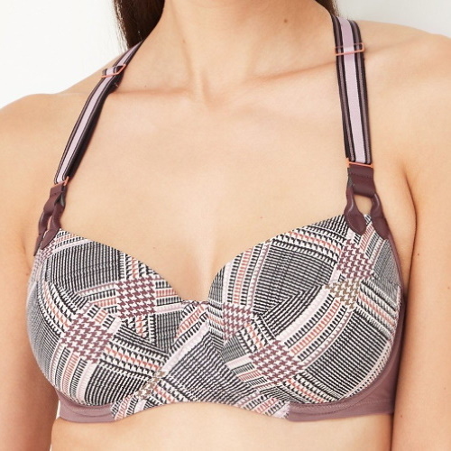Marlies Dekkers Gloria braun/print vorgeformter bh