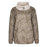 Cybéle Bench braun/print pullover