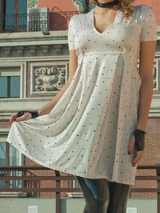 Peter Domenie Kaotic 275-C cremefarbig kleid