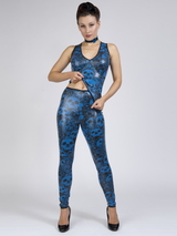 Peter Domenie Aufruhr 336 blau legging