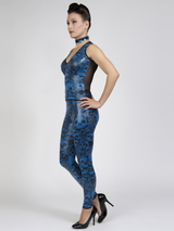 Peter Domenie Aufruhr 336 blau legging