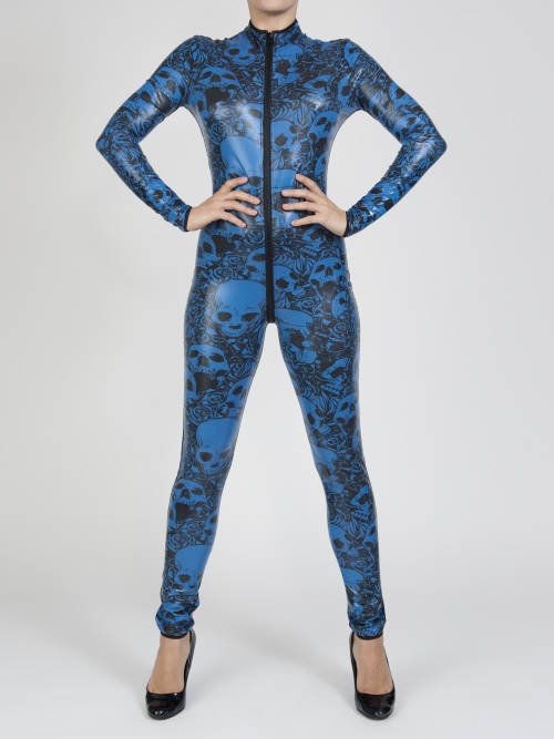 Peter Domenie Aufruhr 347 blau catsuit