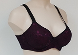 Elbrina Valerie Glamour schwarz/pink vorgeformter bh