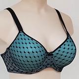 Elbrina Valerie Glamour grün/schwarz vorgeformter bh