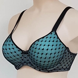 Elbrina Valerie Glamour grün/schwarz vorgeformter bh