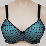 Elbrina Valerie Glamour grün/schwarz vorgeformter bh