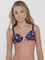Brüste und Unterhosen Soof navy-blau/rot mädchen-bh