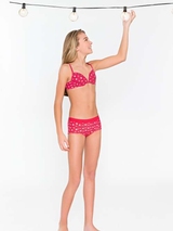 Brüste und Unterhosen Benthe pink/print hipster