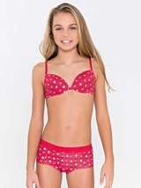 Brüste und Unterhosen Benthe pink/print hipster