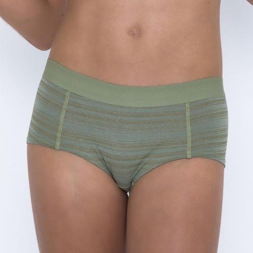Brüste und Unterhosen Britte grün/print hipster
