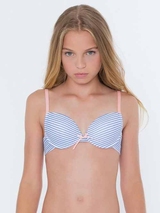 Brüste und Unterhosen Anny blau/weiß mädchen-bh