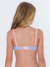 Brüste und Unterhosen Anny blau/weiß mädchen-bh