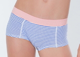Brüste und Unterhosen Anny blau/weiß hipster