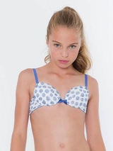 Brüste und Unterhosen Kate weiß/blau mädchen-bh