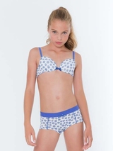 Brüste und Unterhosen Kate weiß/blau hipster
