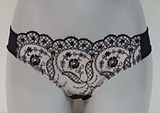 DDO Special A & E schwarz/grau brasilianischer slip