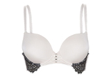 LingaDore Powder Black hautfarbe/schwarz push up bh