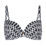 LingaDore Strand Black & White schwarz/weiß gemoldefer bikini bh