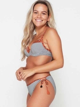 LingaDore Strand Striped Cheetah braun/print gemoldefer bikini bh