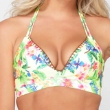 LingaDore Strand Wild Flower hellgrün gemoldefer bikini bh