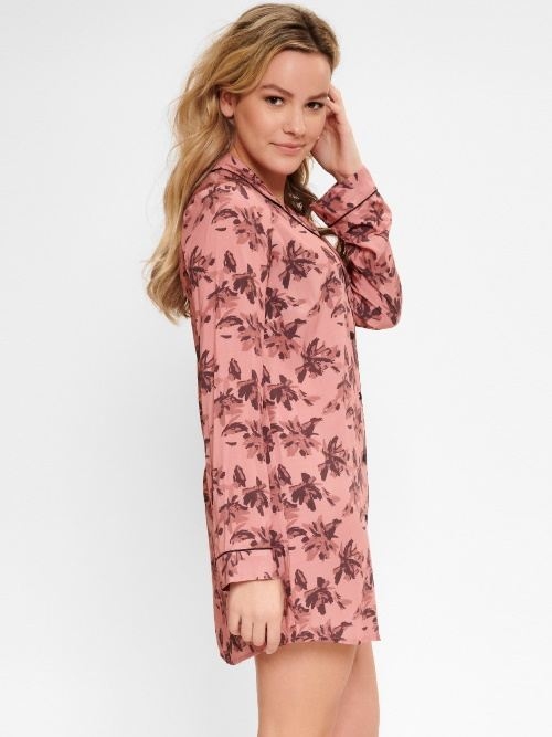 LingaDore Nacht Flower Fudge antique rose nachtkleid