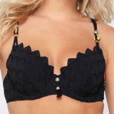 LingaDore Strand Lace Black schwarz gemoldefer bikini bh