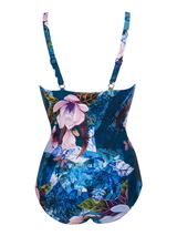 Bomain Santorini navy-blau/pink badeanzüge