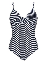Bomain Galapagos navy-blau/weiß badeanzüge