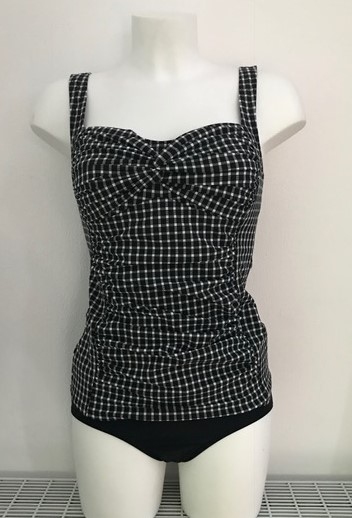 Bomain Boracay schwarz/weiß tankini set