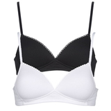 My Basic von After Eden Comfy weiß/schwarz ohne bügel bh