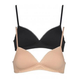 My Basic von After Eden Comfy schwarz/pulver ohne bügel bh
