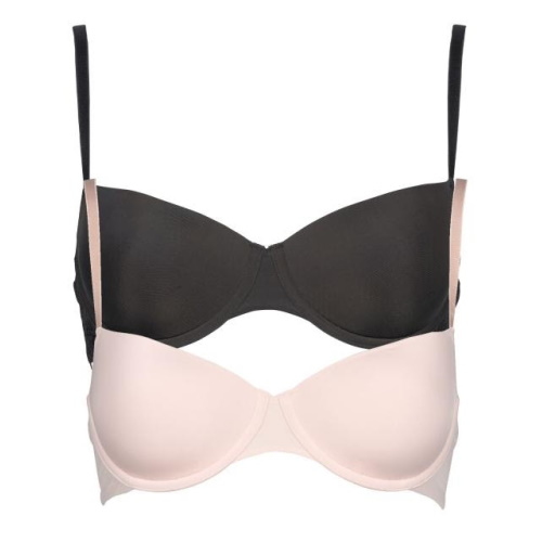 My Basic von After Eden Glossy schwarz/pink vorgeformter bh