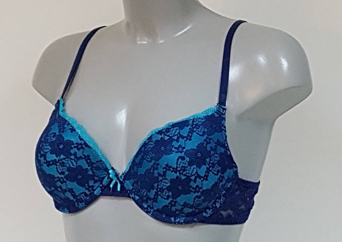Elbrina Blossom blau push up bh