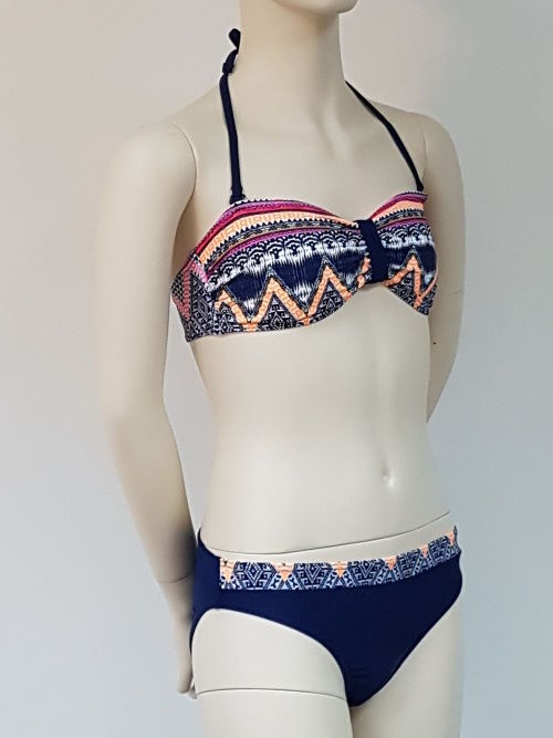 Nickey Nobel Jennifer navy-blau/print set