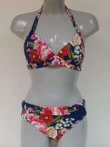 Bomain Jamaica blau/print set