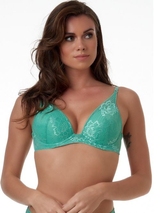 After Eden Flora grün push up bh